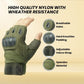 Non-Slip Half Finger Rubber Knuckle Motorcycle Gloves