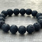 Natural Lava Rock Bracelet