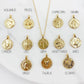 Gold Plated Zodiac Sign Necklace